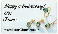 HAPPY ANNIVERSARY gift card