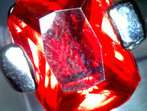 Custom Radiant Cut 5 Carat Genuine Red Emerald Beryl Solitaire Ring