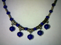 BOHO Natural Blue Lapis Lazuli Necklace 11.1ctw