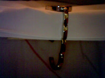 Portable Purse Hanger Style F Modern Art with Rainbow