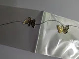 BOHO Style Hair Clip with dangling single tassle - beads, gold butterfly, gold star, white faux pearl