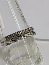 Natural Diamond Double Banded Wedding/Anniversary Ring