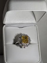 Yellow Diamond Ring