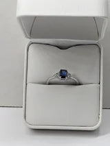 Emerald Cut Tanzanite Ring